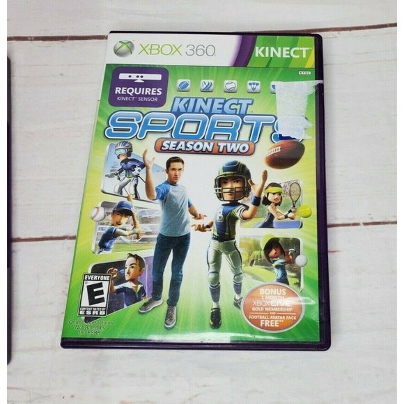 Xbox 360 Kinect Sports Season 2 & Kinect Adventures Video Game Bundle No Scratch - Picture 6 of 10